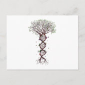 Carte Postale Faire-part Tree of Life DNA Genetics Biology Environment (Devant)