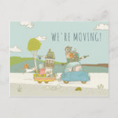 Carte Postale Faire-part Très Amusant Nous Avons Déménagé | Nouveau (Devant)