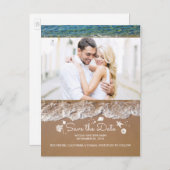 Carte Postale Faire-part Trésors de la plage et de l'océan Photo Enregistre (Devant / Derrière)