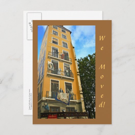 Carte Postale Faire-part Trompe - l ' oeil (Devant / Derrière)