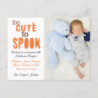 Trop Mignon Pour Effrayer Photo D'Halloween Bébé G
