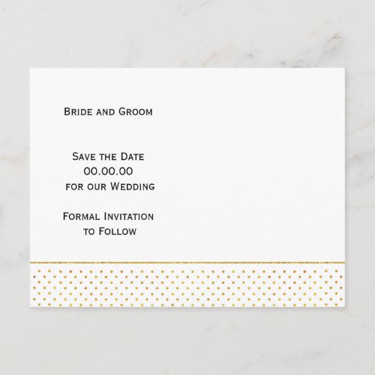 Carte Postale Faire-part Tropical feuilles moderne rose mariage Save the Da (Dos)