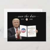Carte Postale Faire-part Trump le plus grand Mariage Incroyable Sauvegarder (Devant / Derrière)