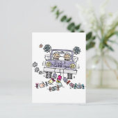 Carte Postale Faire-part Un Mariage lesbien vient de se marier (Debout devant)