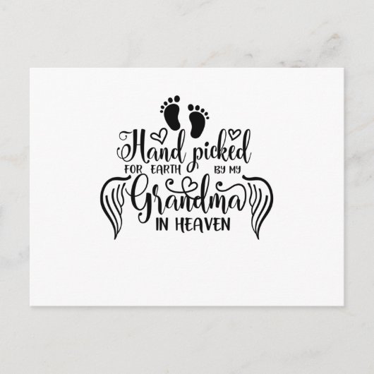 Carte Postale Faire-part Un moment dans nos bras toute une vie dans nos cœu (Devant)