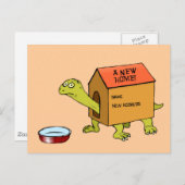 Carte Postale Faire-part Une nouvelle maison (Devant / Derrière)