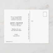 Carte Postale Faire-part Unique Drôle Je suis arrivé Bébé garçon Photo nais (Dos)