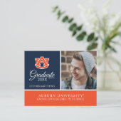 Carte Postale Faire-part Université d'Auburn | Remise des diplômes (Debout devant)