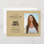 Carte Postale Faire-part Université Wake Forest | Wake Forest (Devant / Derrière)