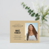 Carte Postale Faire-part Université Wake Forest | Wake Forest (Debout devant)