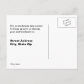 Carte Postale Faire-part Vague de torsion (Dos)