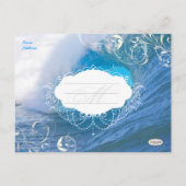 Carte Postale Faire-part Vagues de pipeline banzai PixDezines/enregistrer l (Dos)