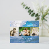 Carte Postale Faire-part Vagues de pipeline banzai PixDezines/enregistrer l (Debout devant)