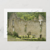 Carte Postale Faire-part Valeur historique Accueil 2 - Changement d'adresse (Devant / Derrière)