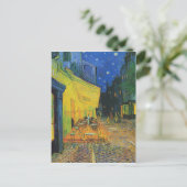 Carte Postale Faire-part Van Gogh | Changement d'adresse de la terrasse du  (Debout devant)