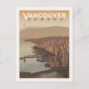 Carte Postale Faire-part Vancouver Canada   Sauvegarder la date