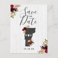 Vermont State Destination Rustique Enregistrer la 