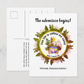 Carte Postale Faire-part VIE VAN personnalisée APPELANT MON NOM Annonce de  (Devant / Derrière)