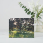 Carte Postale Faire-part Vieux Chêne - Sauvegarder la Date (Debout devant)