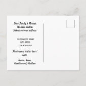 Carte Postale Faire-part Ville verte pays que nous avons déplacé (Dos)