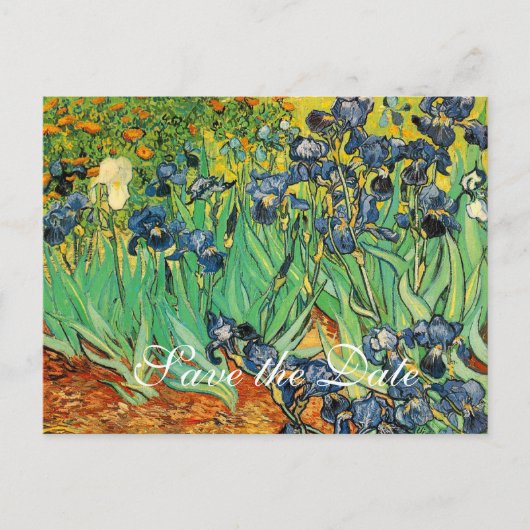 Carte Postale Faire-part Vincent van Gogh,Irises (Devant)