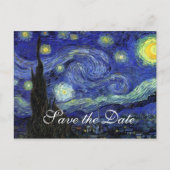 Carte Postale Faire-part Vincent van Gogh, Starry Night (Devant)