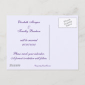 Carte Postale Faire-part Virginia Bluebells Fleurs Sauvages - Sauvegarder L (Dos)