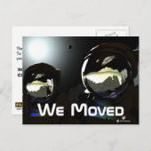 Carte Postale Faire-part Visiteurs inattendus UFO (Devant / Derrière)