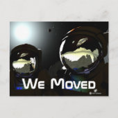 Carte Postale Faire-part Visiteurs inattendus UFO (Devant)