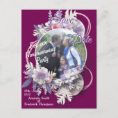 Carte Postale Faire-part Viva Magenta (Devant)