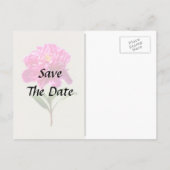 Carte Postale Faire-part Vivid Peony rose (Dos)