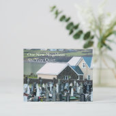 Carte Postale Faire-part Voisins tranquilles drôle Changement d'adresse (Debout devant)