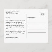 Carte Postale Faire-part Vos Mots et Photo Mariage Intime Drôle (Dos)