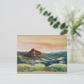 Carte Postale Faire-part Vue des Glasshouse Mountains   (Debout devant)