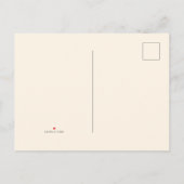 Carte Postale Faire-part Wedding Postponement Fall Colors (Dos)