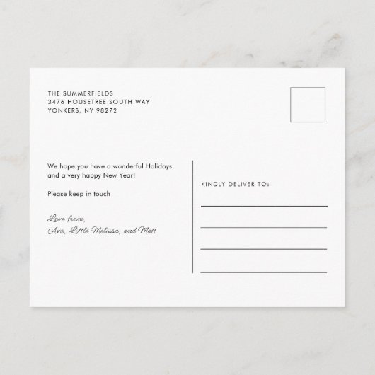 Carte Postale Faire-part We've Moved Decking New Halls 3 Photos Moving (Dos)