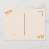 Carte Postale Faire-part We've Moved Fall Leaves Moving (Dos)