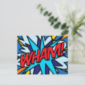 Carte Postale Faire-part WHAM Amusant Art Pop Comic Retro (Debout devant)