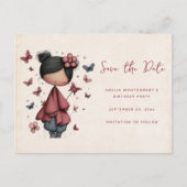 Carte Postale Faire-part Whimsical Fairy Doll Retro Cute (Devant)