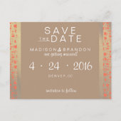 Carte Postale Faire-part Wild Spirit Enregistrer la date (Devant)