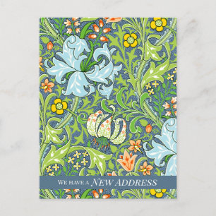 Carte Postale Faire-part William Morris Golden Lily CC1223 Déménagement