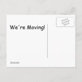 Carte Postale Faire-part Yorkie Nouvelle adresse (Dos)