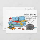 Carte Postale Faire Quelque Chose De Différent Anniversaire (Devant / Derrière)