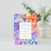 Carte Postale Faire suivre diamant cristal couleur de fête (Debout devant)