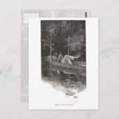 Carte Postale Faire Un Peu De Lecture (Devant / Derrière)