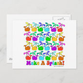 Carte Postale Faire Un Splash (Devant / Derrière)