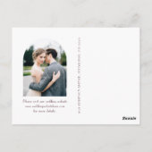 Carte Postale Fairey Nuages Lilas Photo Mariage Enregistrer la D (Dos)