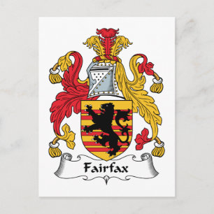 Carte Postale Fairfax Family Crest