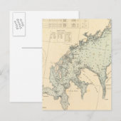 Carte Postale Fairfield County Connecticut, Long Island NY (Devant / Derrière)