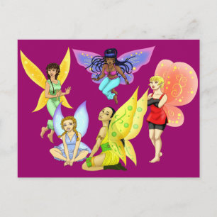 Carte postale Fairies